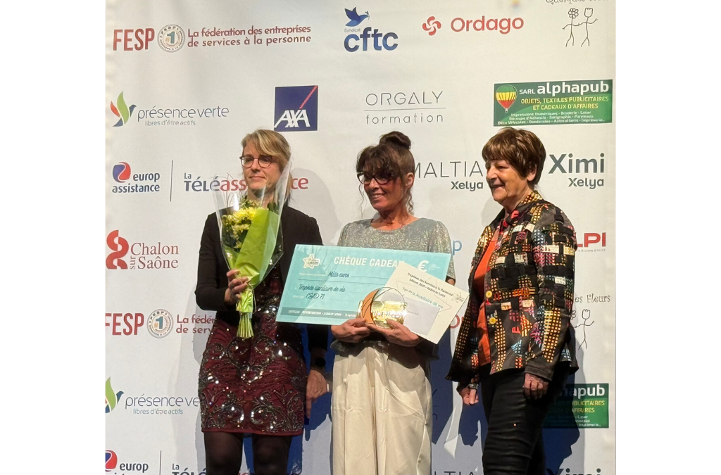 L’excellence du domicile à l’honneur : 1er prix pour la Mutualité Française Saône-et-Loire !