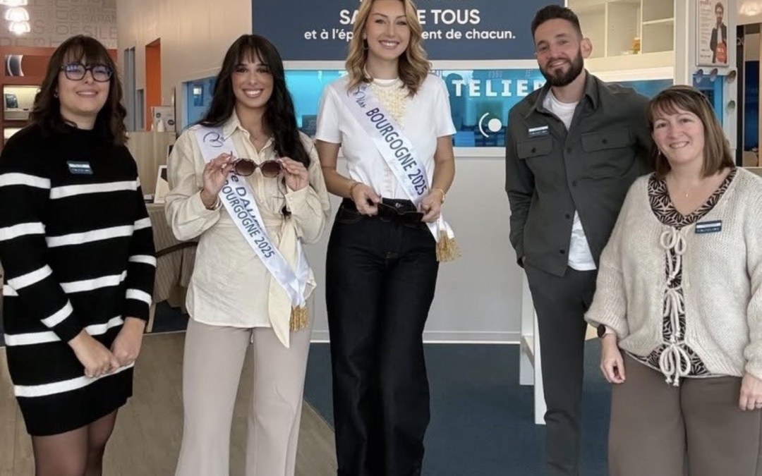 Miss Bourgogne 2025 et sa 1ère Dauphine choisissent leurs solaires chez Écouter Voir 71