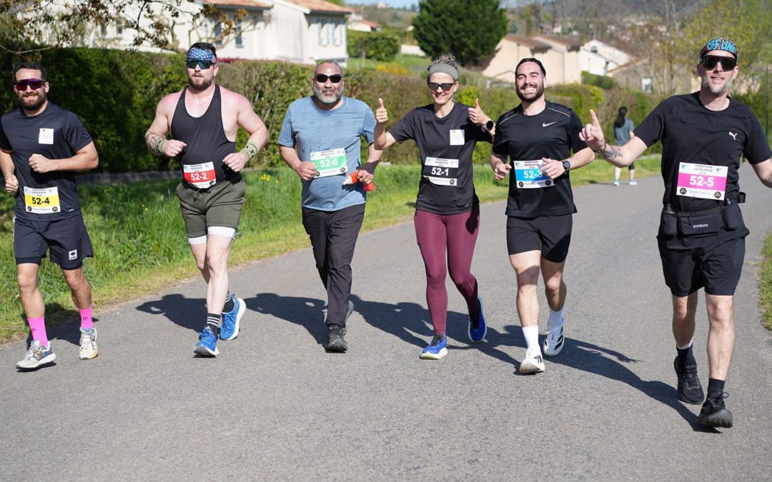 Une belle énergie collective pour la MFSL au marathon des entreprises du Val Lamartinien Passion