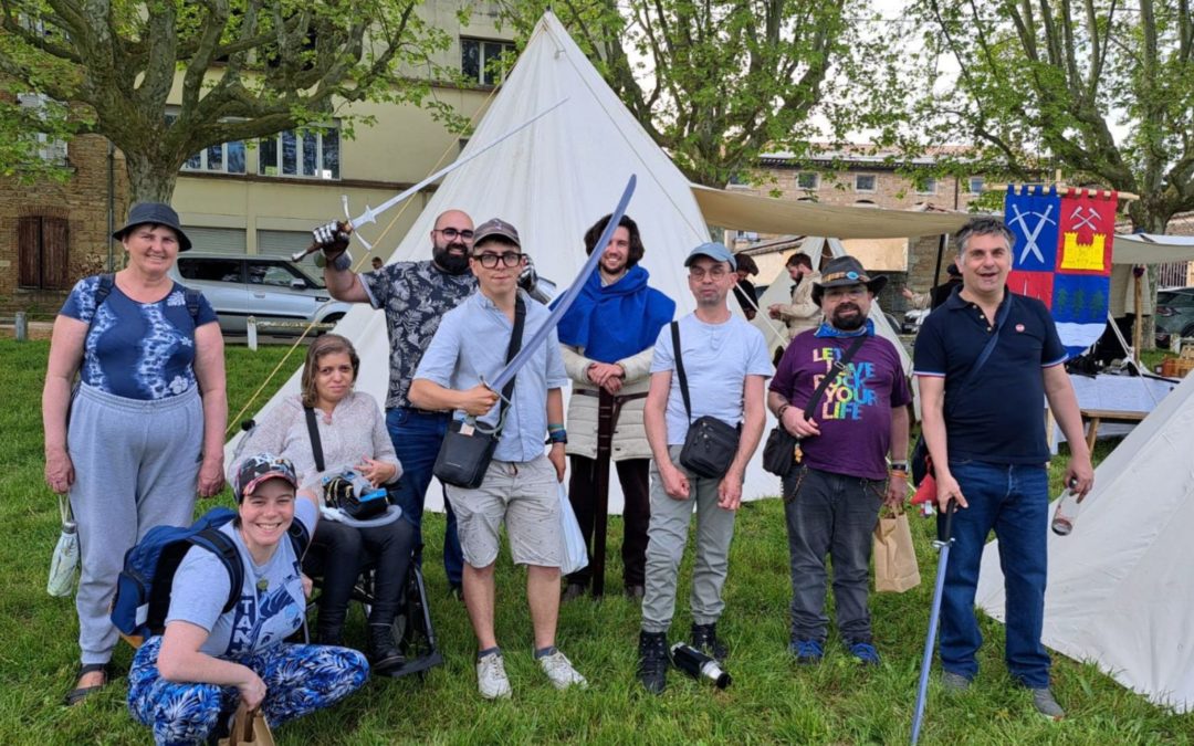 Une belle parenthèse médiévale pour les locataires de l’habitat inclusif à Mâcon